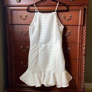 Bardot Textured White Dress